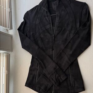 Lululemon Define Black Camouflage Jacket